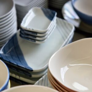 Stacked dishes