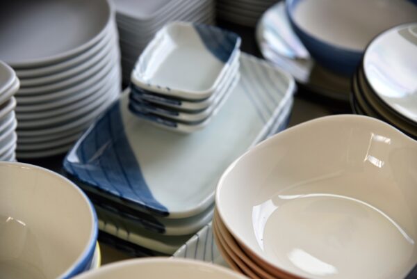 Stacked dishes